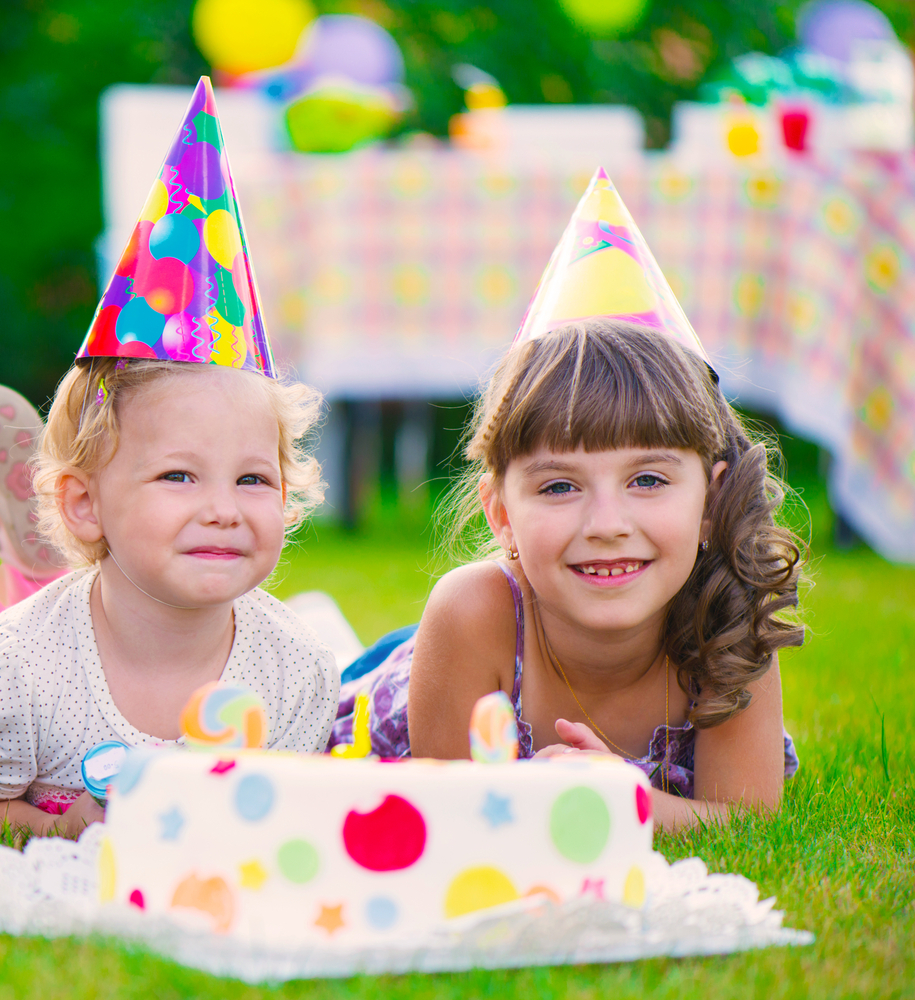 birthday party in the yard