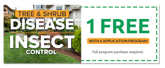 Tree and Shrub Disease and Insect Control. 1 Free with 6 application program.